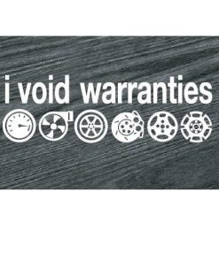 I Void Warranties JDM Car Window Decal Stickers