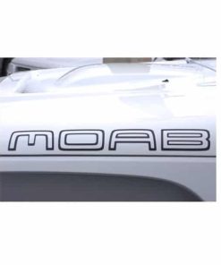 Jeep Moab Hood Decal Set Decal Sticker