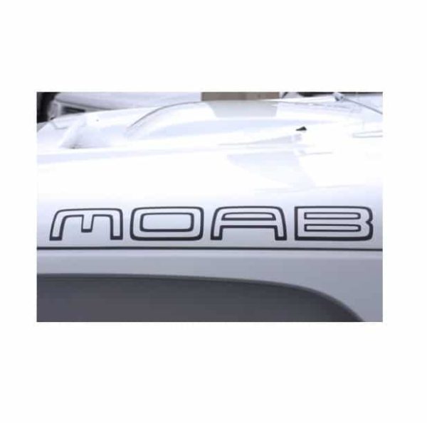 Jeep Moab Hood Decal Set Decal Sticker