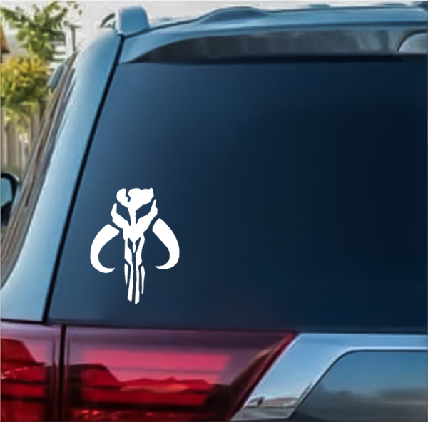 Mandalorian Symbol Star Wars Window Decal Sticker