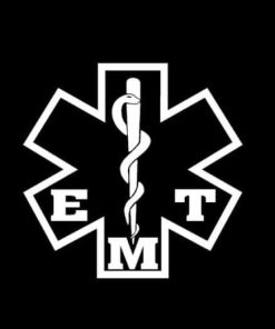 EMT Star Of Life Decal Sticker A3
