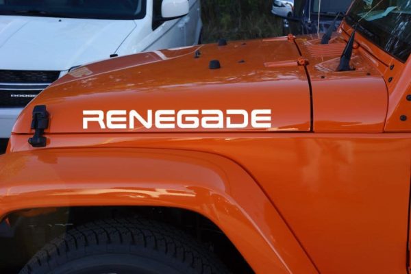 Jeep renegade hood stickers #2