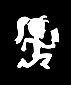Juggalette ICP - Cartoon Decal Sticker