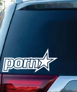 Porn Star Window Decal Sticker