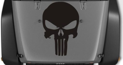 Jeep Hood Decal Punisher