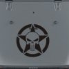 Jeep Hood Decal Punisher Star