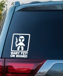 Baby Fett On Board Star Wars - Baby on Board Sticker