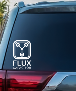Flux Capacitor window decal Sticker