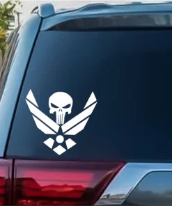 Punisher Skull Airforce window Decal Sticker