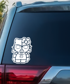 Hello Kitty Darth Vader Window Decal Sticker