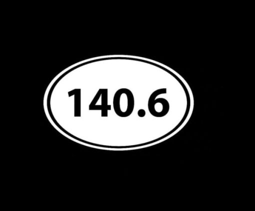 Ironman Oval 140.6 Decal Sticker