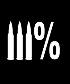 3 percenter bullets Decal Sticker