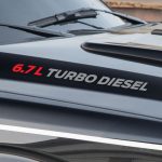 6.7 TURBO DIESEL Hood Sticker Set of 2 Truck Decals