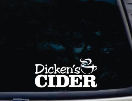 Dickens Cider Decal Sticker