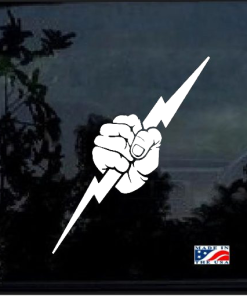 Electrician lightning bolt Window Decal Sticker