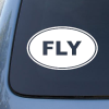 Fly Euro Oval window decal Sticker
