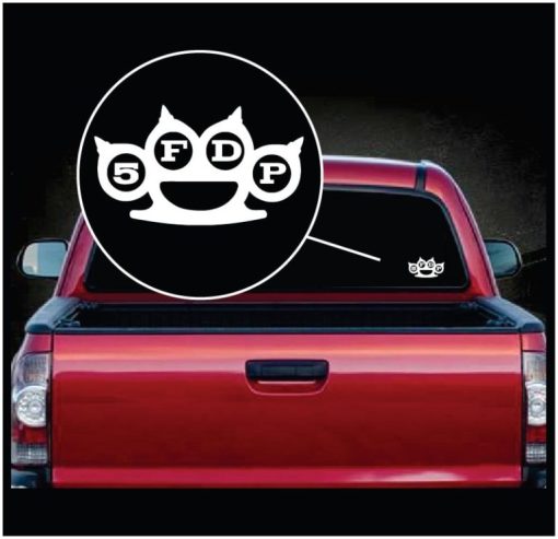 Five Finger Death Punch 5FDP - Car Window Decal Sticker