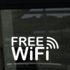 Free wifi Decal Sticker