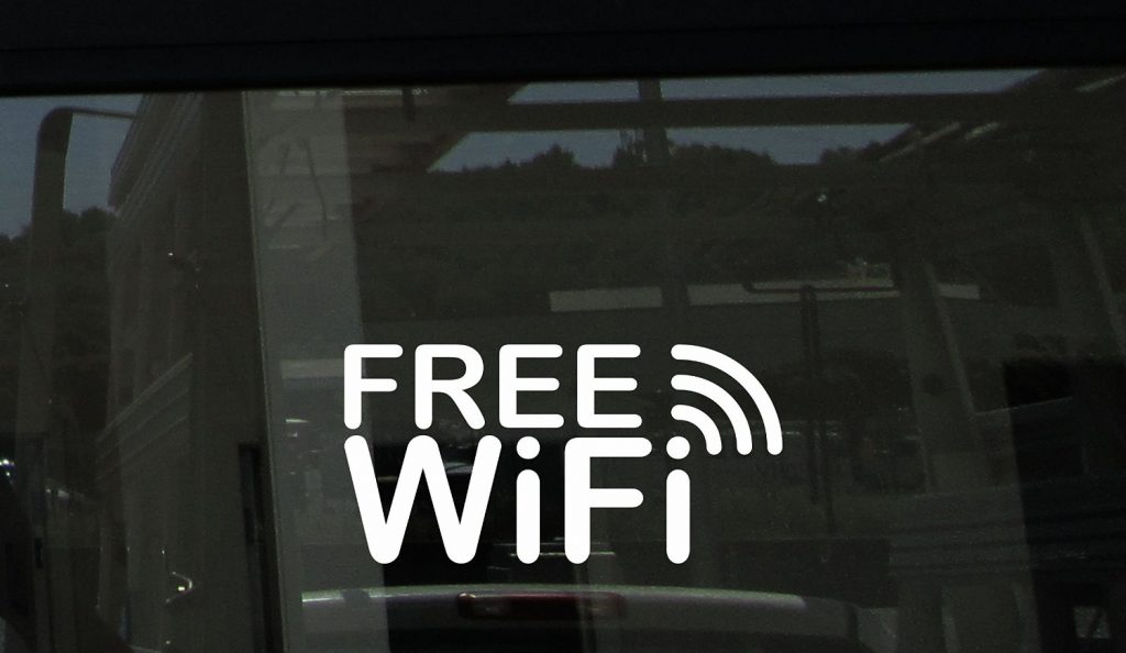 Free wifi Decal Sticker