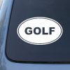 Golf Euro Oval Window Decal Sticker