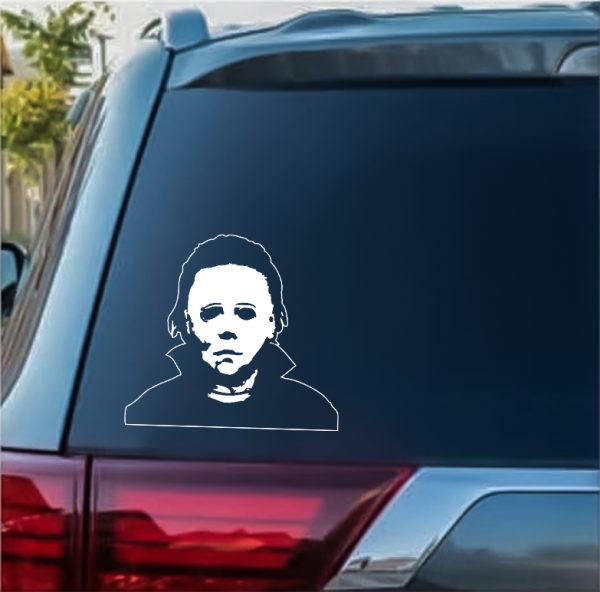 Michael Myers horror II window decal Sticker