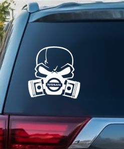 Nissan skull mask JDM Car Window Decal Stickers