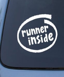 Runner inside decal sticker