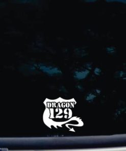 Tail of the Dragon RTE 129 decal sticker