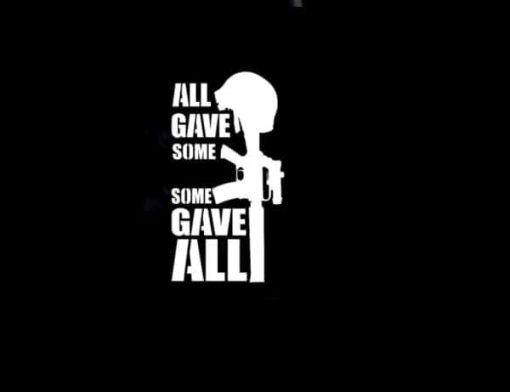 All gave some gave all Decal Sticker