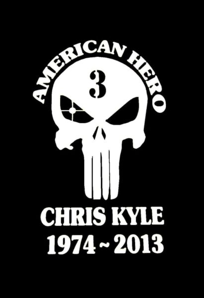 Chris Kyle American hero Sniper Vinyl Decal Stickers