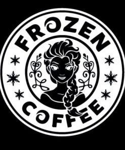 Elsa Frozen Coffee Decal Sticker