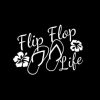 Flip Flop Life Window Decal Sticker