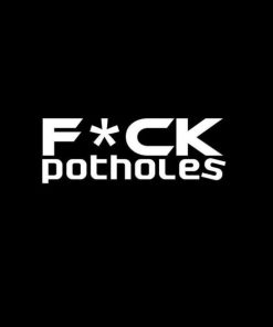 Fuck Potholes Jdm Decal Sticker