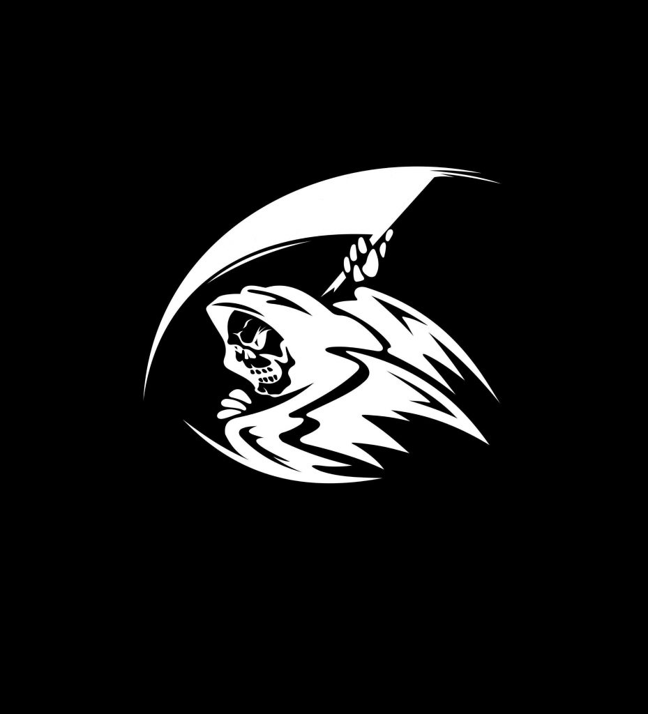 Grim Reaper Decal Sticker a2