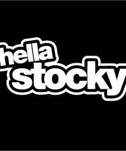 Hella Stocky JDM Decal Sticker