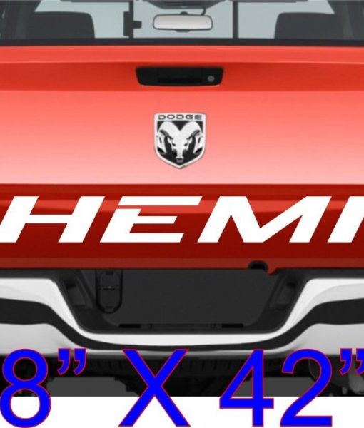 Dodge Hemi Tailgate Decal Sticker – Custom Sticker Shop