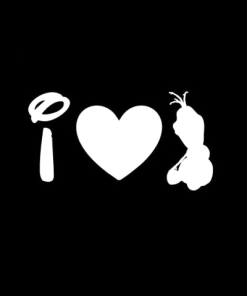 Love Olaf Frozen - Cartoon Decal Sticker