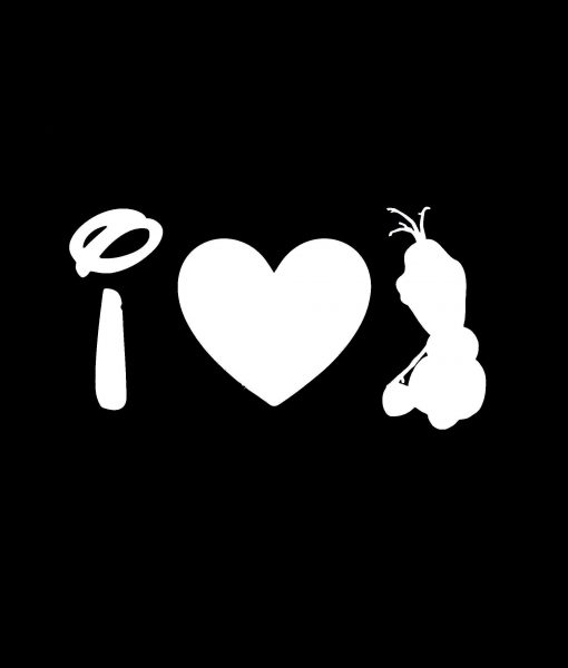 Love Olaf Frozen Vinyl Decal Sticker Custom Sticker Shop