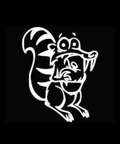 Ice Age Squirrel - Cartoon Decal Sticker