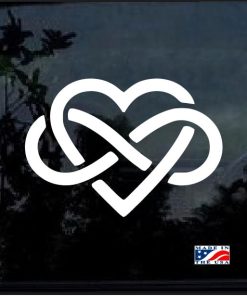 infinty heart love forever decal sticker