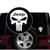 jeep punisher skull window decal sticker