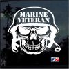 marine veteran skull helmet decal sticker