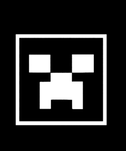 Minecraft creeper - Cartoon Decal Sticker