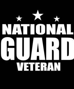 National Guard Veteran Decal Sticker