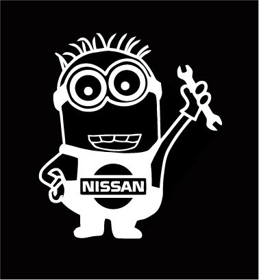 Nissan Minion Decal Sticker