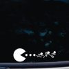 Pac man Chasing stick family decal sticker