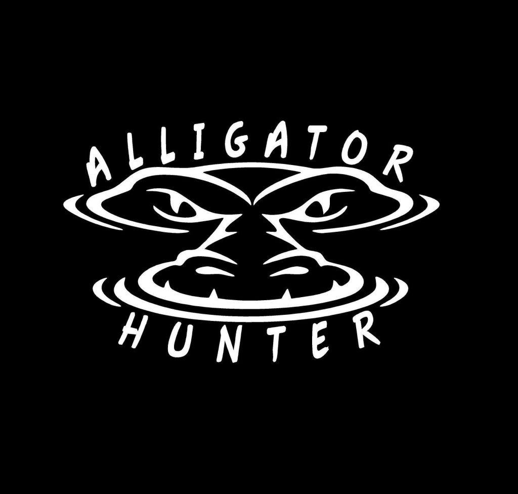 Swamp Life Alligator Hunter Decal Sticker