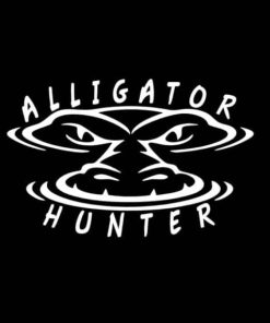 Swamp Life Alligator Hunter Decal Sticker