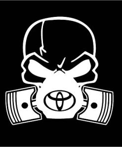 Toyota skull mask JDM Decal Sticker