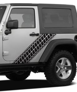 Jeep Tire Tread Body Side Decal